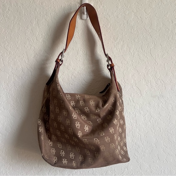 Handbags - DOONEY AND BOURKE Monogram DB Canvas Shoulder Handbag Purse Bag